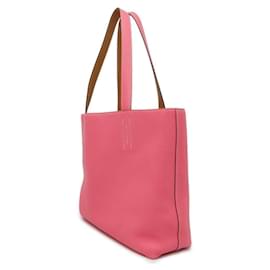 Hermès-Hermes Tote Bag Double Sens 28 in Rose Azalee-Pink