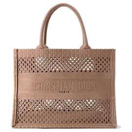 Christian Dior-Christian Dior Pink Canvas Tote Bag-Pink