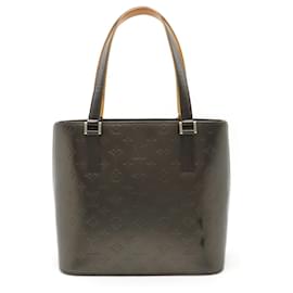 Louis Vuitton-Louis Vuitton Monogram Matte Stockton Tote Bag-Black,Monogram