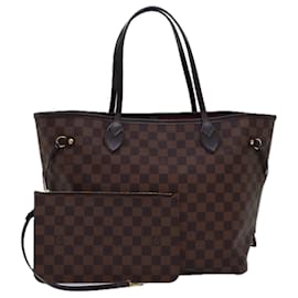 Louis Vuitton-LOUIS VUITTON Damier Ebene Neverfull MM Tote Bag N51105 LV Auth 82932A-Other