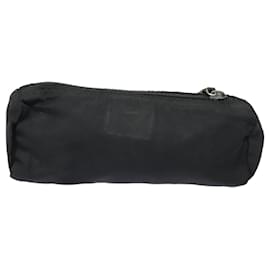 Prada-PRADA Pouch Nylon Black Auth ac3153-Black