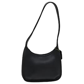 Coach-Coach Shoulder Bag Leather Black Auth am6529-Black