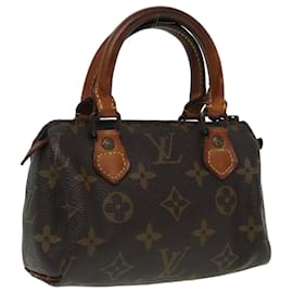 Louis Vuitton-LOUIS VUITTON Monogram Mini Speedy Hand Bag Vintage M41534 LV Auth 83353-Monogram