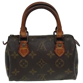 Louis Vuitton-LOUIS VUITTON Monogram Mini Speedy Hand Bag Vintage M41534 LV Auth 83353-Monogram