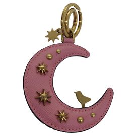PRADA Charm en cuir Safiano Rose Auth ar12014 Rose