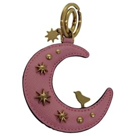 Prada-PRADA Charm Safiano leather Pink Auth ar12014-Pink