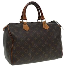 Louis Vuitton-LOUIS VUITTON Monogram Speedy 30 Hand Bag M41526 LV Auth 83798-Monogram