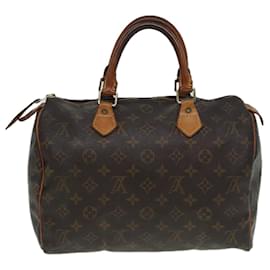 Louis Vuitton-LOUIS VUITTON Monogram Speedy 30 Hand Bag M41526 LV Auth 83798-Monogram