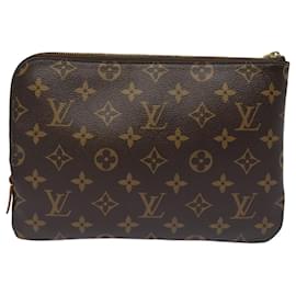 Louis Vuitton-LOUIS VUITTON Monogram Etui Voyage PM Clutch Bag M44500 LV Auth 83998-Monogram