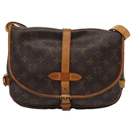 Louis Vuitton-LOUIS VUITTON Monogram Saumur 30 Shoulder Bag M42256 LV Auth ar12049-Monogram