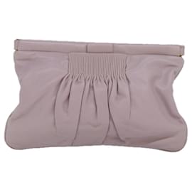 Miu Miu-Miu Miu Clutch Bag Leather Pink Auth yk13790-Pink