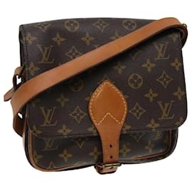 Louis Vuitton-LOUIS VUITTON Monogram Cartouchiere MM Shoulder Bag M51253 LV Auth fm3592-Monogram