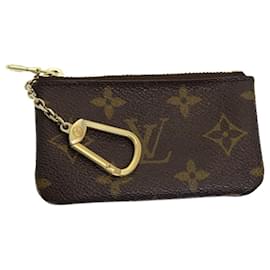 Louis Vuitton-LOUIS VUITTON Monogram Pochette Cles Coin Purse M62650 LV Auth ac3119-Monogram