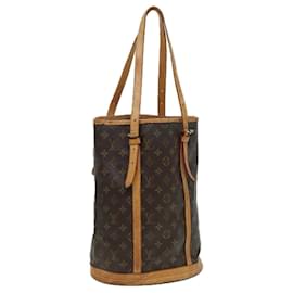 Louis Vuitton-LOUIS VUITTON Monogram Bucket GM Shoulder Bag M42236 LV Auth 82970-Monogram