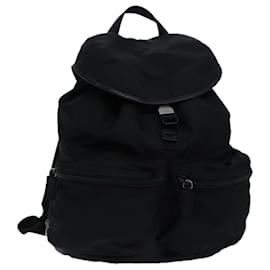 Prada-PRADA Backpack Nylon Black Auth bs16173-Black