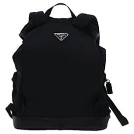 Prada-PRADA Backpack Nylon Black Auth bs16173-Black