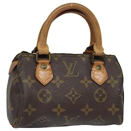 Louis Vuitton-LOUIS VUITTON Monogram Mini Speedy Hand Bag M41534 LV Auth 83523-Monogram