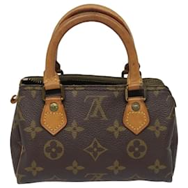 Louis Vuitton-LOUIS VUITTON Monogram Mini Speedy Hand Bag M41534 LV Auth 83523-Monogram