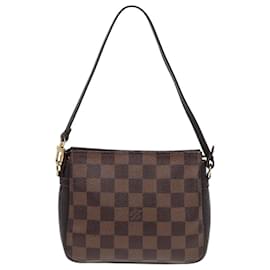 Louis Vuitton-LOUIS VUITTON Damier Ebene Trousse Make Up Pouch N51982 LV Auth yk13888-Other