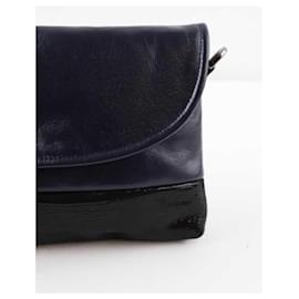 Gerard Darel-Leather shoulder bag-Blue