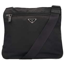 Prada-Prada Nylon Shoulder Bag VA0563-Black