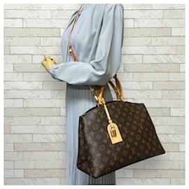 Louis Vuitton-Louis Vuitton Grand Palais MM Monogram Shoulder Bag-Brown,Monogram