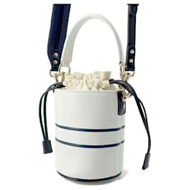 Christian Dior-Christian Dior Handbag Vibe Bucket Micro S6250OSGQ_M928-White,Navy blue