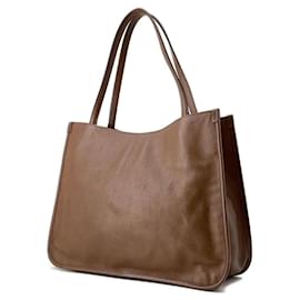 Gucci-Gucci Horsebit 1955 Tote Bag-Brown