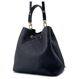 Louis Vuitton-Louis Vuitton Monogram Empreinte NeoNoe Shoulder Bag-Black