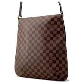 Louis Vuitton-Louis Vuitton Damier Ebene Musette Shoulder Bag-Red