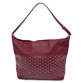 Goyard-Goyard Bordeaux Shoulder Bag-Dark red