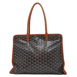 Goyard-Goyard Tote Bag Ardi PM Leather-Brown,Black