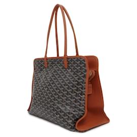 Goyard-Goyard Tote Bag Ardi PM Leather-Brown,Black