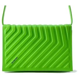 Balenciaga-Balenciaga Green Leather Shoulder Bag-Green