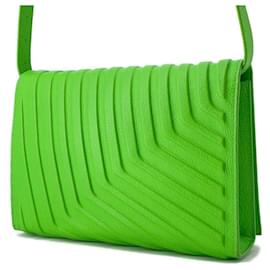 Balenciaga-Balenciaga Green Leather Shoulder Bag-Green