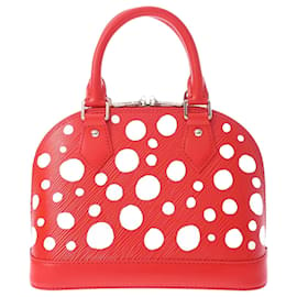 Louis Vuitton-Louis Vuitton Epi LV x YK Yayoi Kusama Collaboration Alma BB Handbag-Red