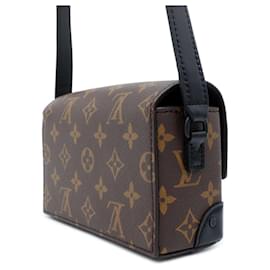 Louis Vuitton-Louis Vuitton Monogram Shoulder Bag-Black