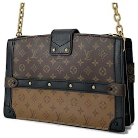 Louis Vuitton-Louis Vuitton Monogram Reverse Shoulder Bag-Brown