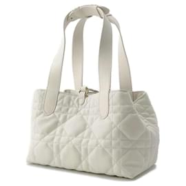 Christian Dior-Christian Dior Handbag Toujours Macrocannage Small M2822OSHJ-White