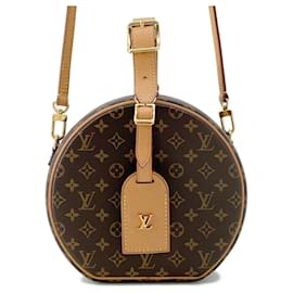 Louis Vuitton-Louis Vuitton Monogram Petite Boite Chapeau Shoulder Bag-Beige