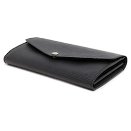 Louis Vuitton-Louis Vuitton Epi Leather Long Wallet-Black