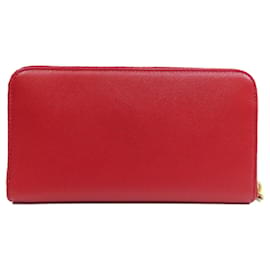 Prada-Prada Saffiano Long Wallet-Red