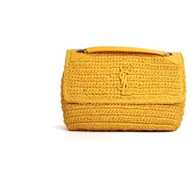 Saint Laurent-SAINT LAURENT  Handbags T.  Leather-Yellow