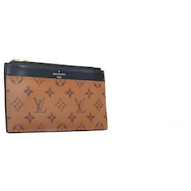 Louis Vuitton-LOUIS VUITTON  Wallets T.  Leather-Brown