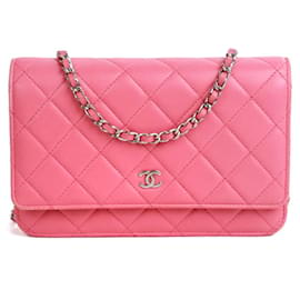 Chanel-CHANEL  Handbags T.  Leather-Pink