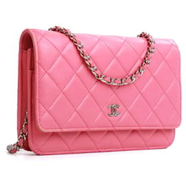 Chanel-CHANEL  Handbags T.  Leather-Pink