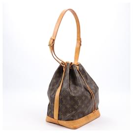 Louis Vuitton-Louis Vuitton Monogram Canvas Noe Shoulder Bag M42224-Brown