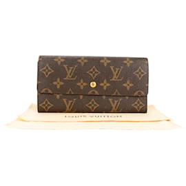 Louis Vuitton-Louis Vuitton Canvas Monogram Sarah Long Wallet-Brown