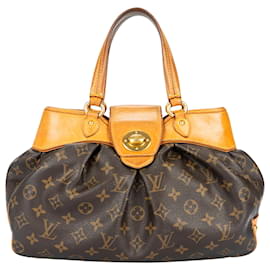 Louis Vuitton-Louis Vuitton Canvas Monogram Boetie MM Shoulder Bag-Brown