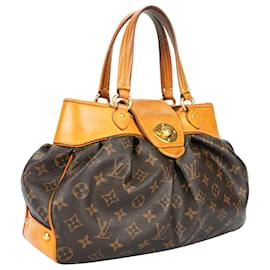 Louis Vuitton-Louis Vuitton Canvas Monogram Boetie MM Shoulder Bag-Brown